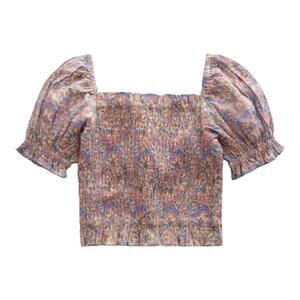 Mini Boden NWT Floral Co-ord Shirred Top. 5/6 Years.